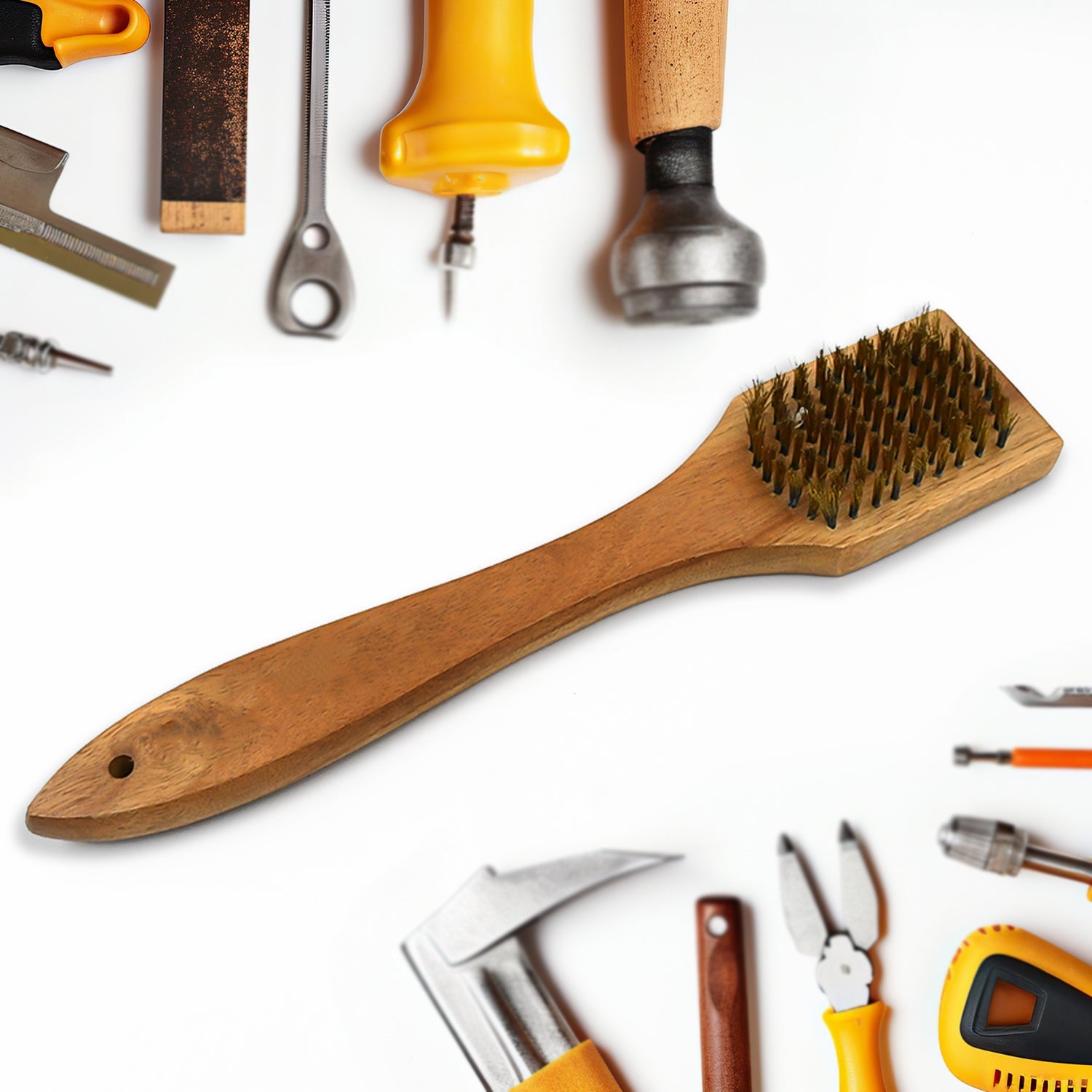 Wooden Handle Steel Wire Brush Wooden Handle Steel Wire Brush